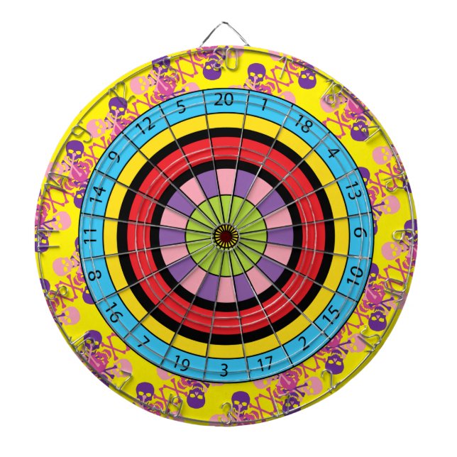 Skulls & Crossbones Dartscheibe (vorne)