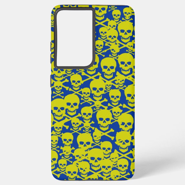Skulls & Crossbones Samsung Galaxy Hülle (Rückseite)