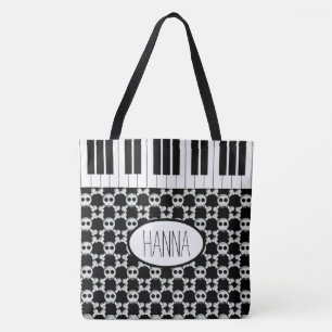 Skulls Crossbones und Piano Keys