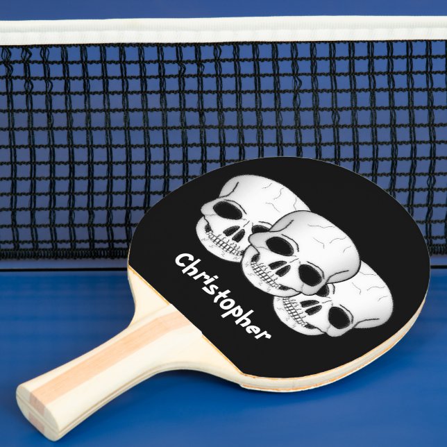 Skulls Design Tischtennis Schläger (InSitu)