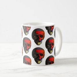 Skulls farbenfroh kaffeetasse