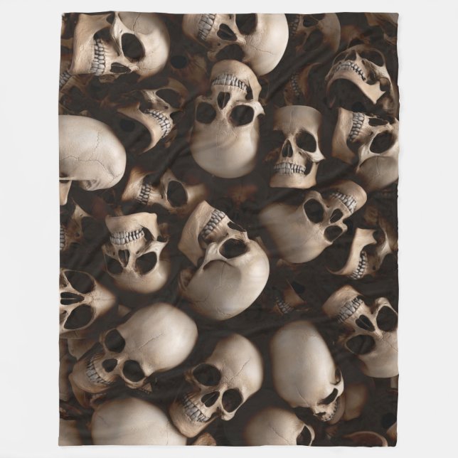Skulls Fleece Blanket (Vorderseite)