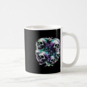 Skulls Ghost Flying Halloween Fall Fun T-Shirt Kaffeetasse