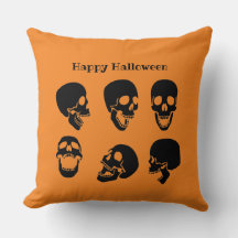 Skulls Halloween-Kissen