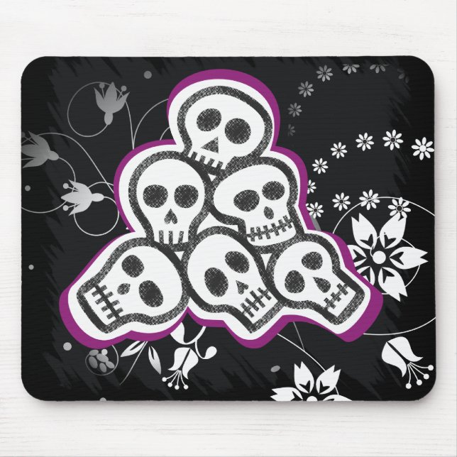 Skulls Halloween Mousepads (Vorne)