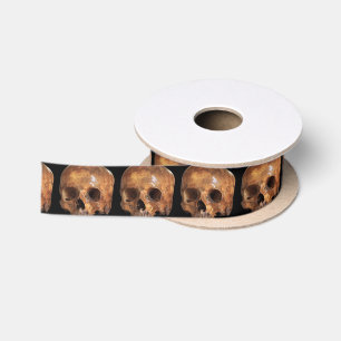 Skulls Halloween Satinband