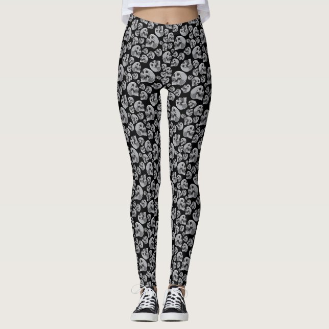 Skulls Leggings (Vorderseite)