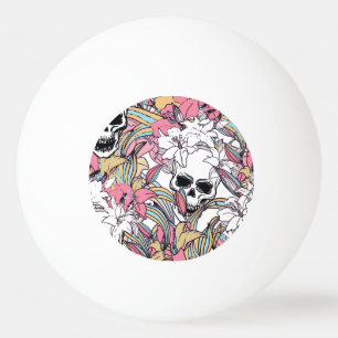 Skulls Lily Blume: Boho Vintag. Tischtennisball
