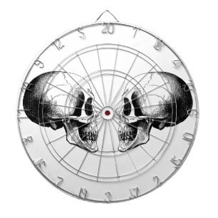 Skulls Metallkäfig Dartscheibe