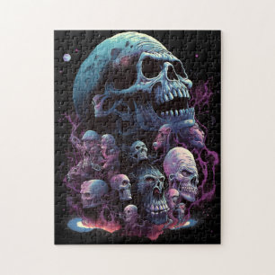 Skulls Monsters Horror Art Puzzle