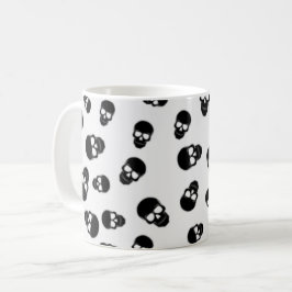 Skulls Pattern Kaffeetasse