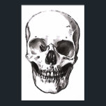 Skulls Poster Print Black & White Pop Art Poster<br><div class="desc">Fantasy Art Skeleton Poster Print - Black & White Metal Punk Rock Uni Pop Art</div>