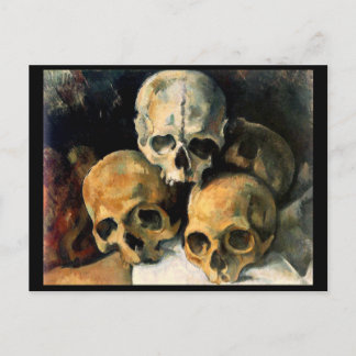 Skulls Pyramide Postkarte