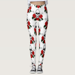 Skulls Rose Leggings