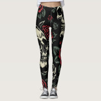 Skulls & Rote Rosen Gothic Floral