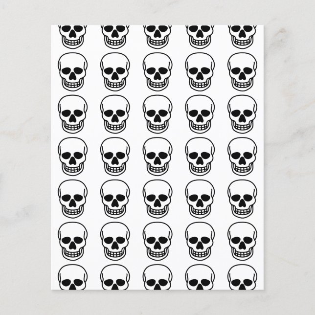 Skulls Scrapbook Paper (Vorderseite)