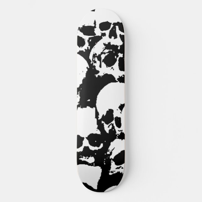 Skulls Skateboard (Vorderseite)