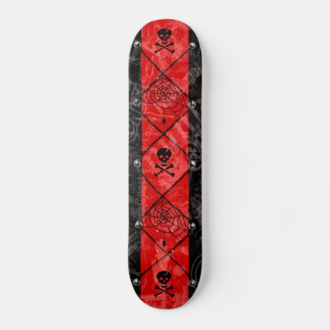 Skulls & Spiders Skateboard Deck (Vorderseite)