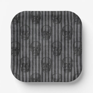 Skulls & Stripes Halloween Paper Teller