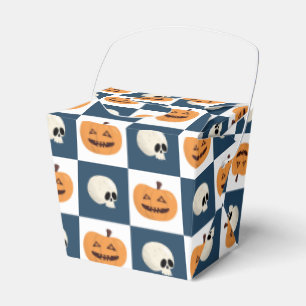 Skulls und Pumpkins Karos Geschenkschachtel