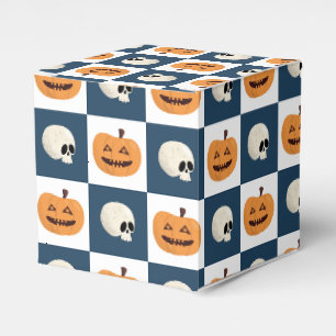 Skulls und Pumpkins Karos Geschenkschachtel