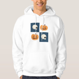 Skulls und Pumpkins Karos Hoodie