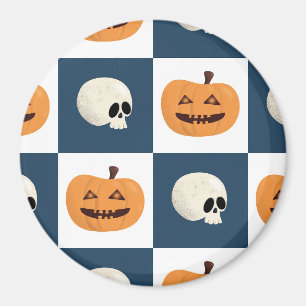 Skulls und Pumpkins Karos Magnet