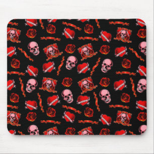Skulls Valentine Mousepad