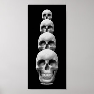 Skulls - Vertikal Poster