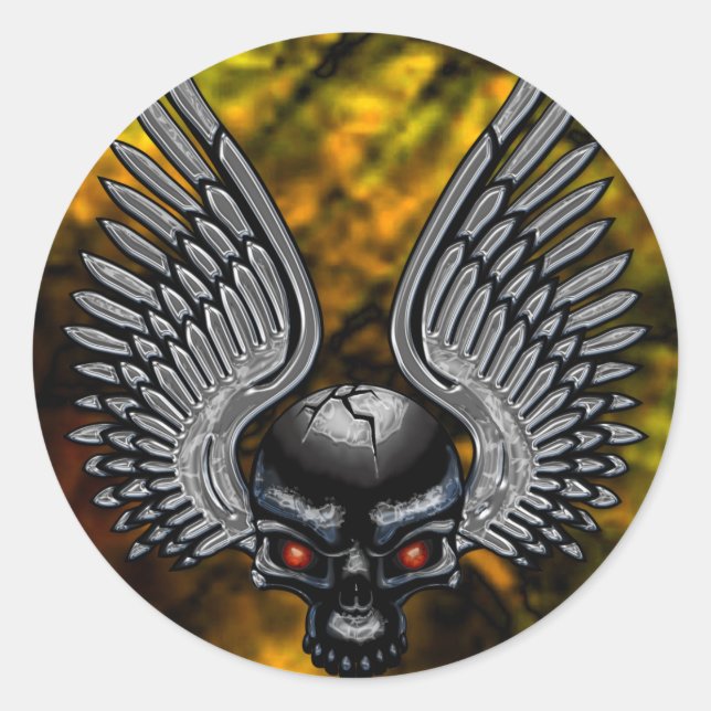 Skullwing X Sticker (Vorderseite)