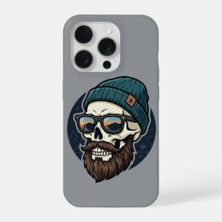 Skully beanie hipster. iPhone 15 pro hülle