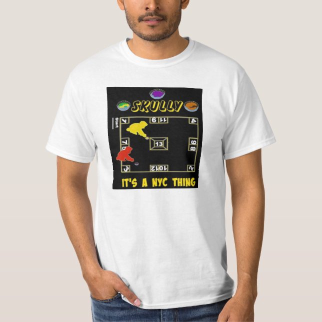 SKULLY "ITIS EINE NYC SACHE " T-Shirt (Vorderseite)