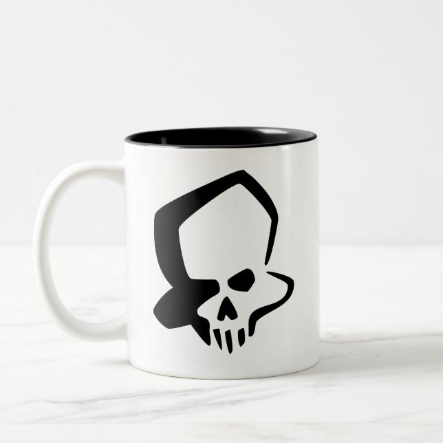 Skully Mug Zweifarbige Tasse (Links)