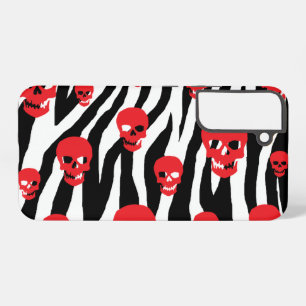 Skully Pop Zebra Samsung Galaxy Hülle