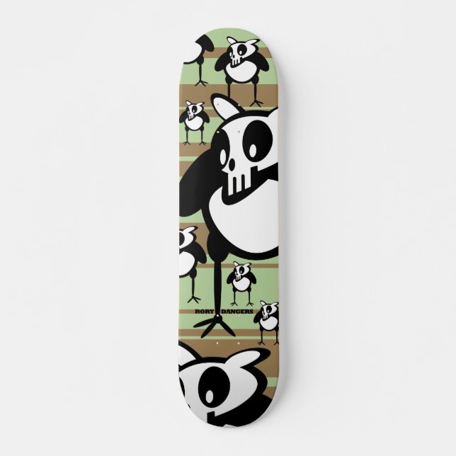 skullycolorboard skateboard (Vorne)