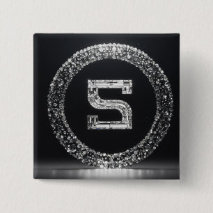 "Skulptierte Eleganz: S-Inspiriert Designtaste" Button