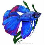 Skulptur - Betta Fisch Freistehende Fotoskulptur<br><div class="desc">Fertigen Sie diesen Entwurf besonders an,  um ein großes Geschenk zu machen!</div>