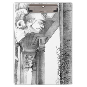 Skulptur Burgscheidungen Burgscheidner Burgsteinfe Klemmbrett