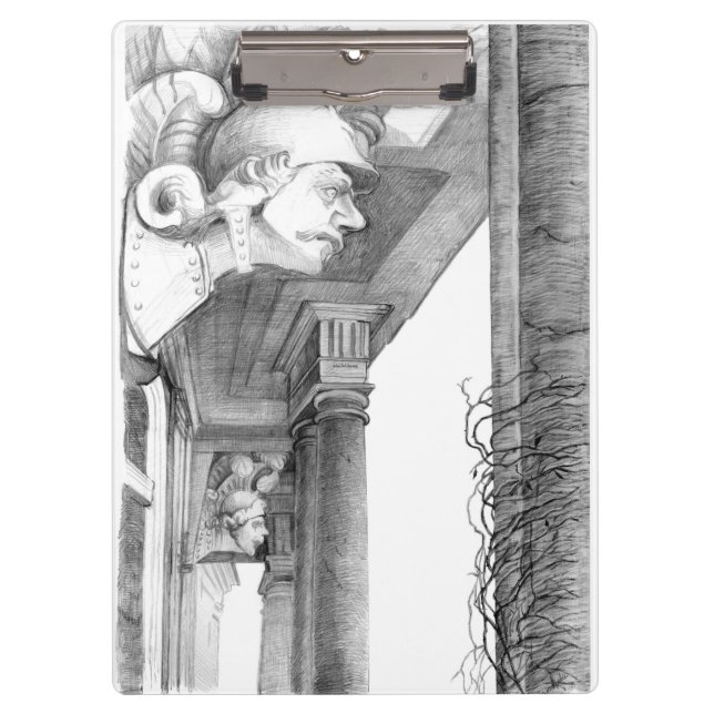 Skulptur Burgscheidungen Burgscheidner Burgsteinfe Klemmbrett (Vorderseite)