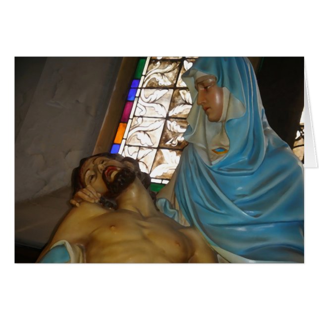 Skulptur des Pieta (Vorderseite (Horizontal))