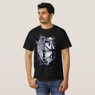 Skulptur eines weinenden Engels - mit Splashes 1 T-Shirt