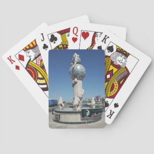 Skulptur für die Meeresbewohner Spielkarten