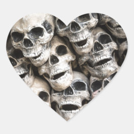 Skulptur Herz-Aufkleber