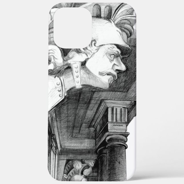 Skulptur Schloss Stift Kunst, Dichtung und Musik Case-Mate iPhone Hülle (Rückseite)