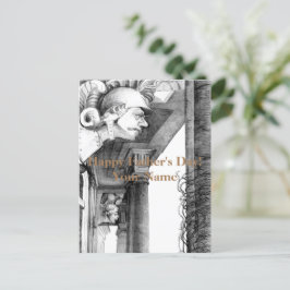 Skulptur Schloss Stift Kunst, Dichtung und Musik Feiertagspostkarte