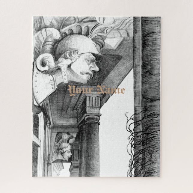 Skulptur Schloss Stift Kunst, Dichtung und Musik Puzzle (Vertikal)