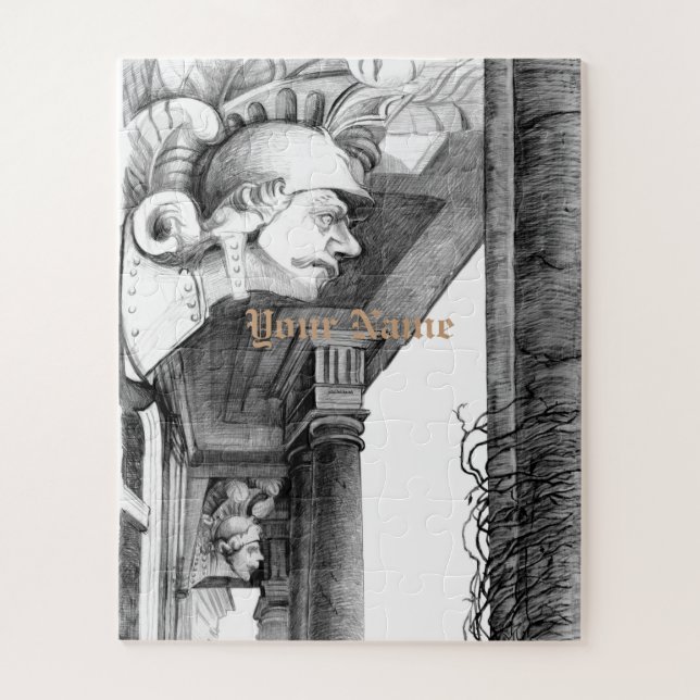 Skulptur Schloss Stift Kunst, Dichtung und Musik Puzzle (Vertikal)