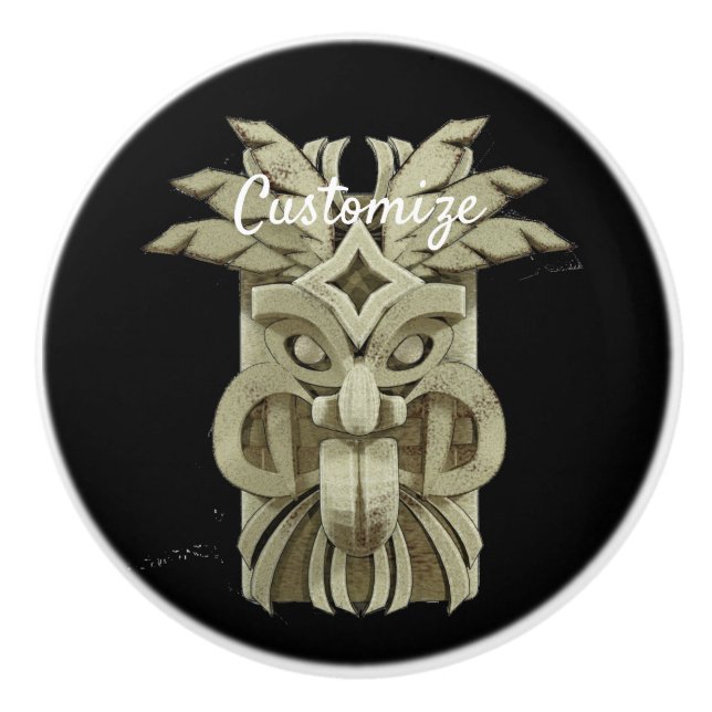 Skulptur Thunder_Cove Keramikknauf (Vorderseite)