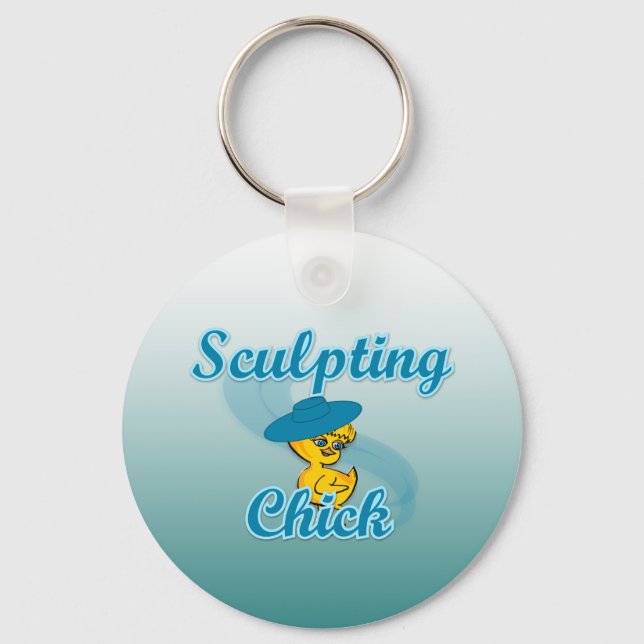 Skulpturchick #3 schlüsselanhänger (Vorderseite)