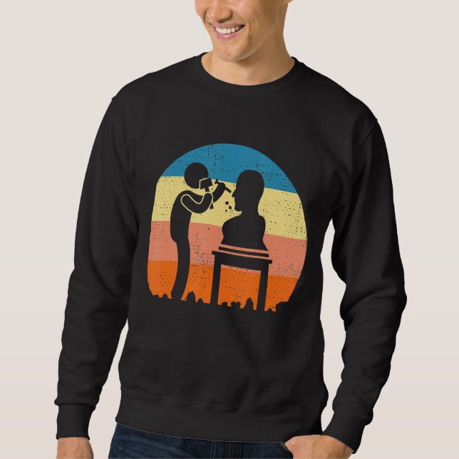 Skulpturen aus Holz Sweatshirt (Vorderseite)